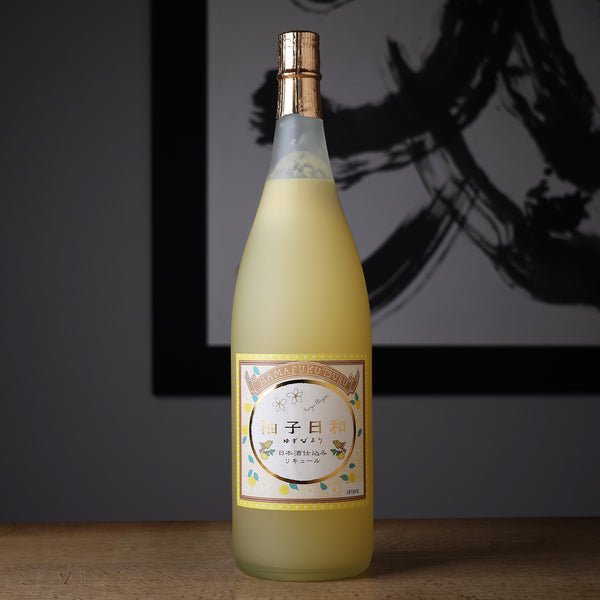 柚子 高野酒造 ゆず酒 越路吹雪 柚子酒 プレミアム 180ml 日本酒